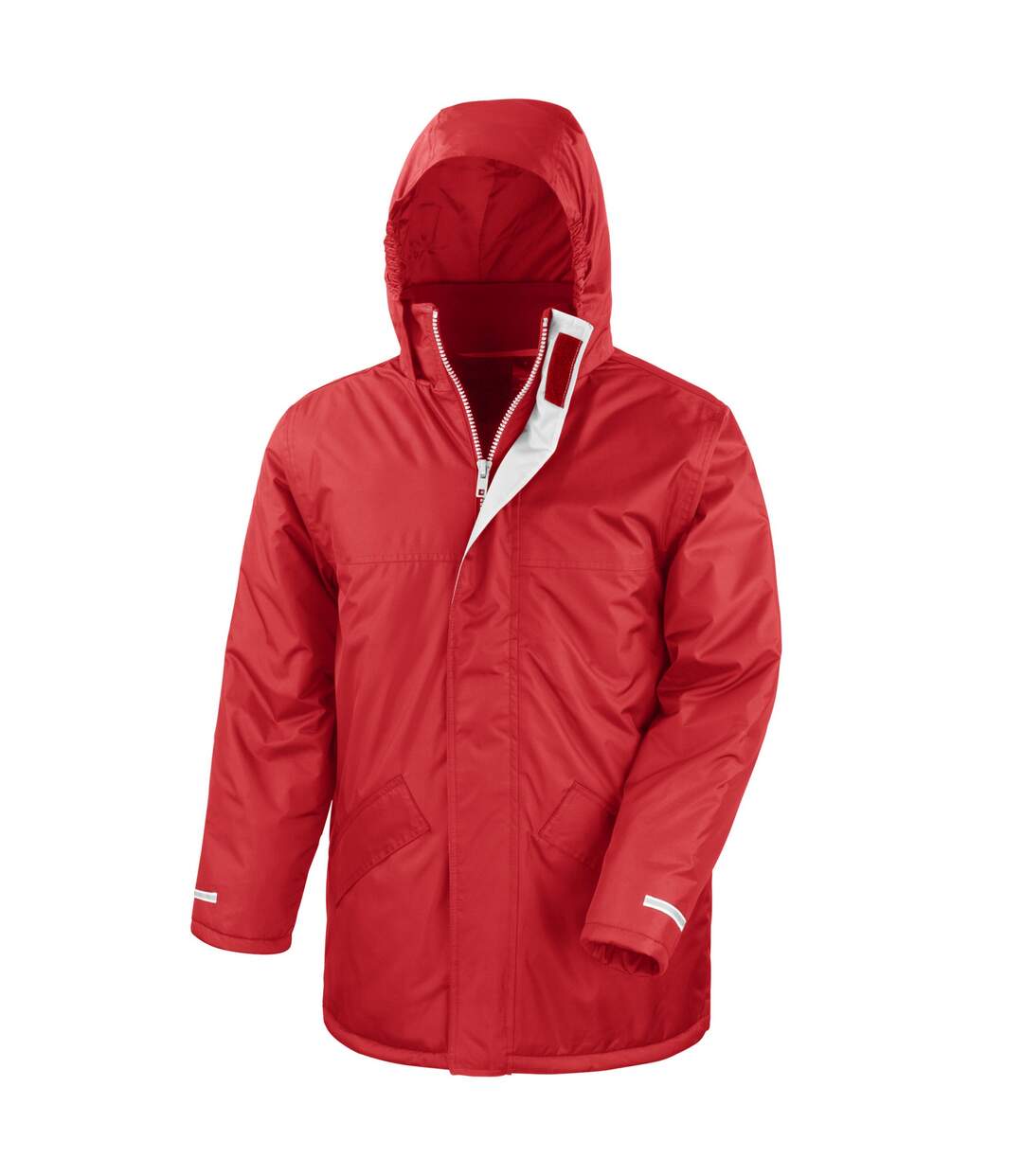 Unisex adult winter parka red Result Core-1