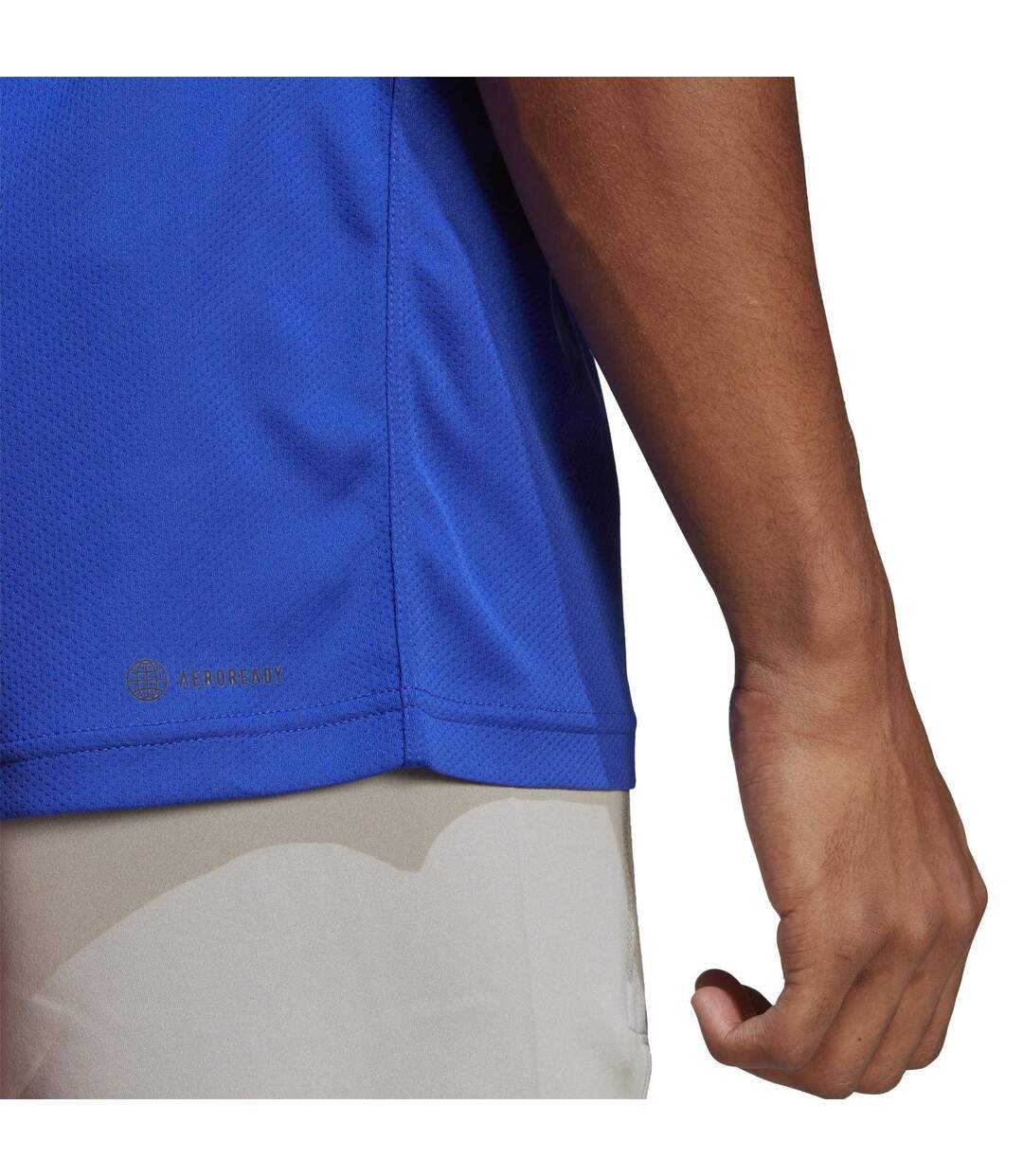 Mens Fab Polo Shirt Blue Adidas-4