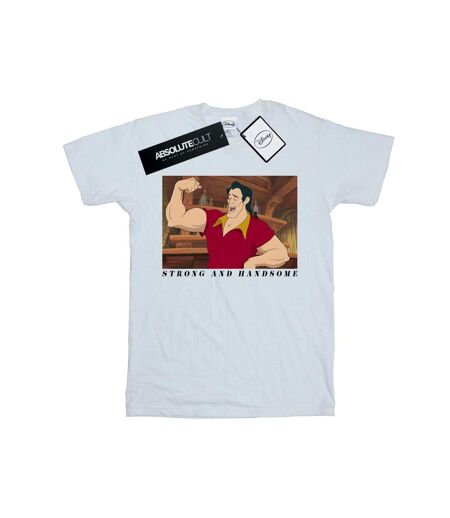 Disney - T-shirt BEAUTY AND THE BEAST HANDSOME BRUTE - Femme (Blanc) - UTBI17134