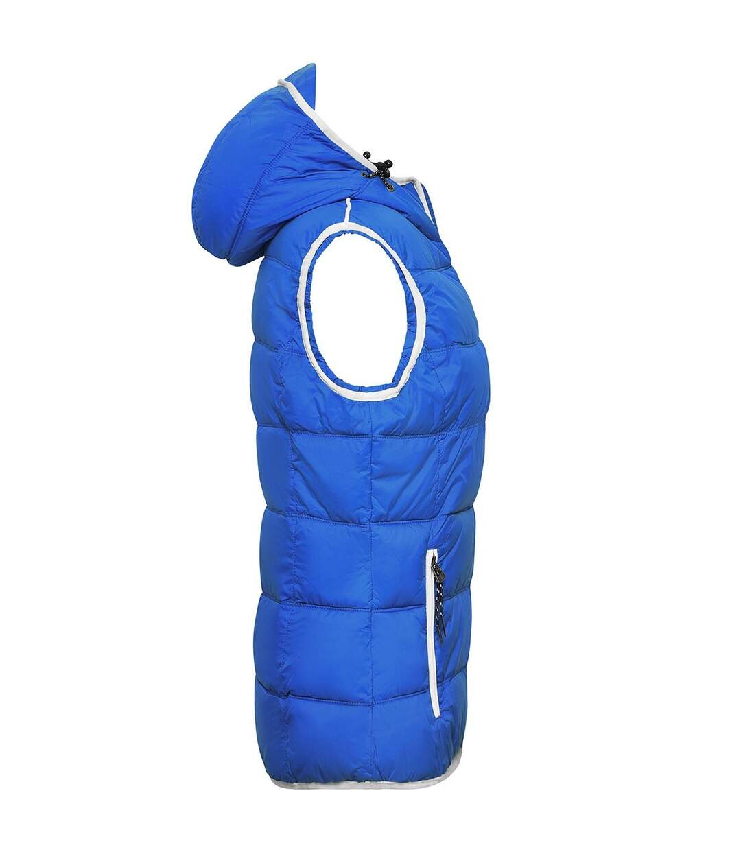 Veste Sans Manches Maritime Femme Bleu Nautique Blanc James And Nicholson-4