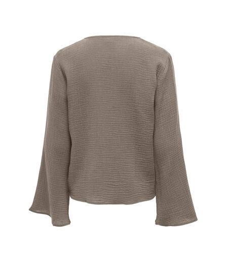 Blouse taupe femme jdy theis life