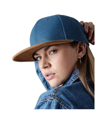 Casquette Ajustable Bleu Denim Beechfield
