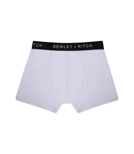 Boxers Domoch Homme Gris Blanc Noir Bewley & Ritch