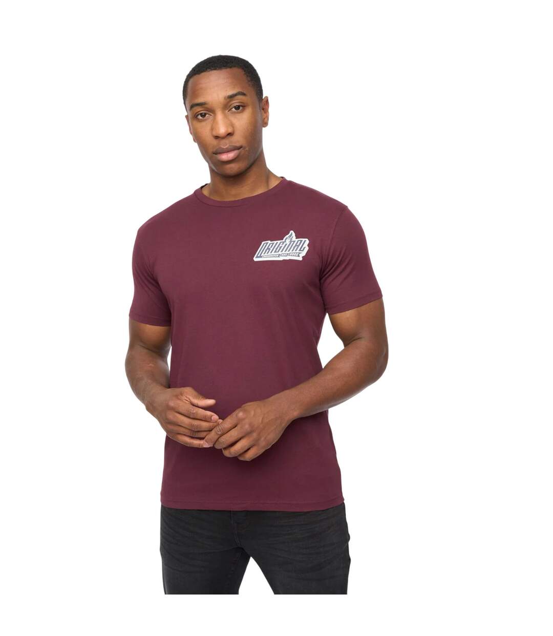 T-shirt Jampstead Homme Rhum Raisin Crosshatch-2