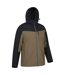 Veste Imperméable À Capuche Ajustable Brisk Extreme Homme Kaki Foncé Mountain Warehouse-4