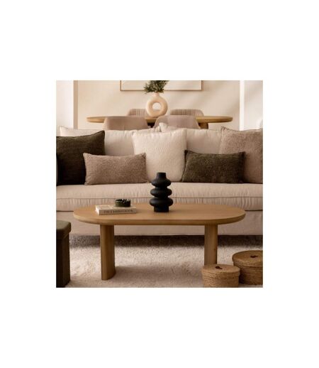 Vase Design en Dolomite Clothilde 25cm Noir