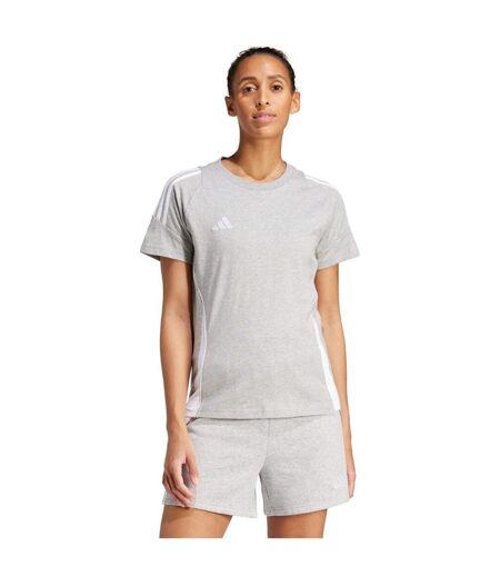 T-shirt Tiro Femme Gris Adidas