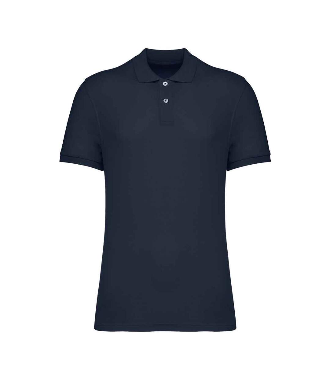 Mens pique polo shirt navy Native Spirit-1