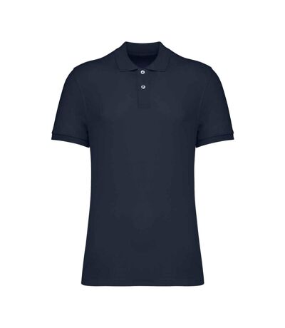 Mens pique polo shirt navy Native Spirit