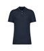 Mens pique polo shirt navy Native Spirit-1