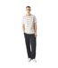 Unisex Adult Stripe Paisley Crew Neck Regular T-shirt Grey Pretty Green-4