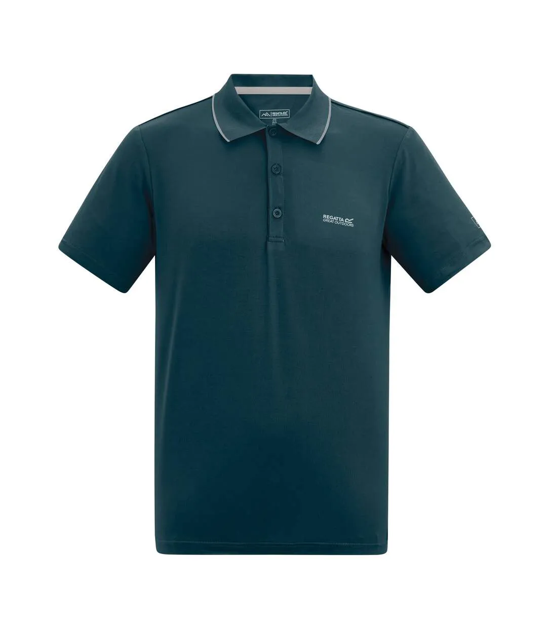Mens Maverik Stretch Polo Shirt Night Sky Regatta-2