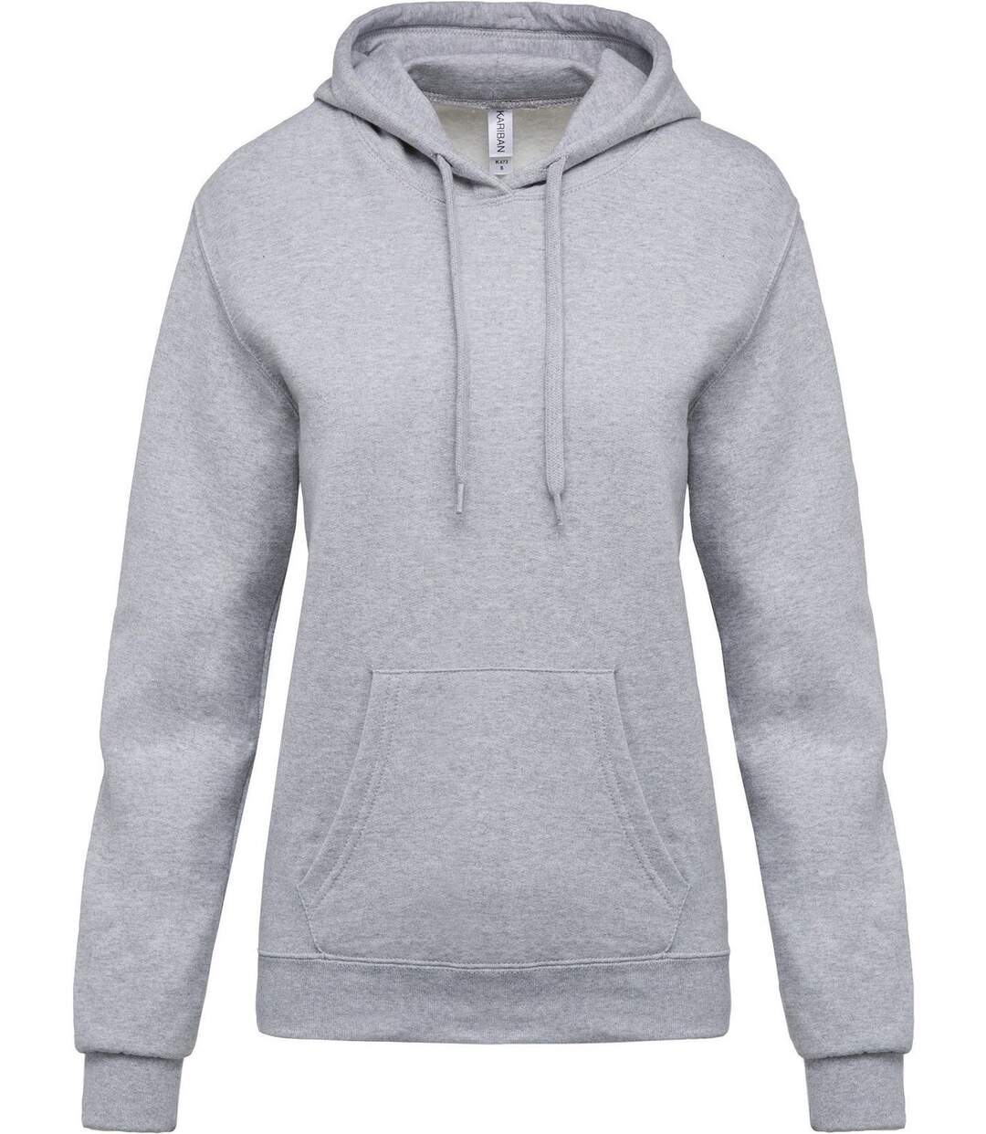 Sweat-shirt à capuche - Femme - K473 - gris oxford