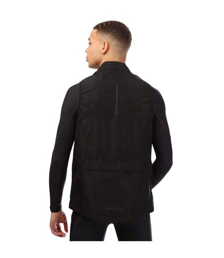 Mens Series-3 Running Gilet Black Skins