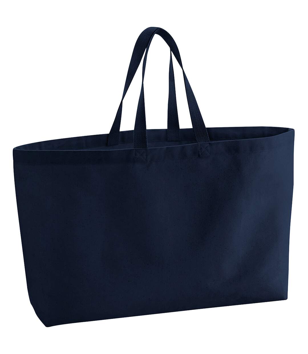 Canvas Oversized Tote Bag One Size French Navy Westford Mill-1