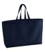 Canvas Oversized Tote Bag One Size French Navy Westford Mill-1