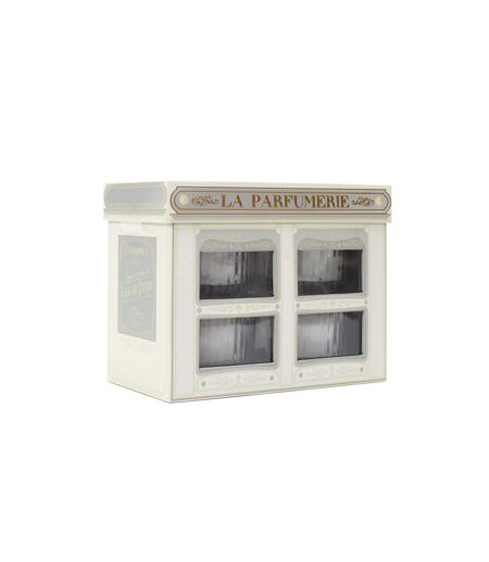 Coffret 4 Bougies Parfumées Parfumerie 35g Blanc