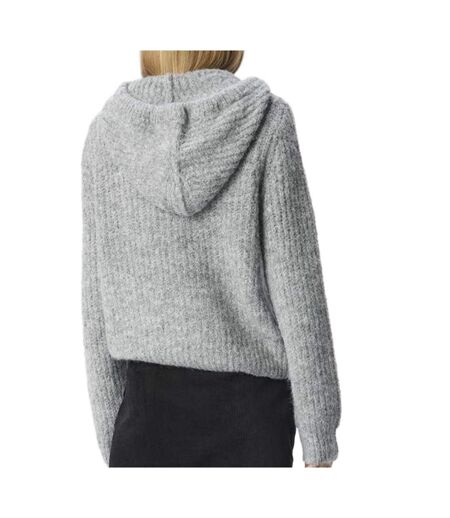 Pull à capuche gris clair femme vero moda hoodie