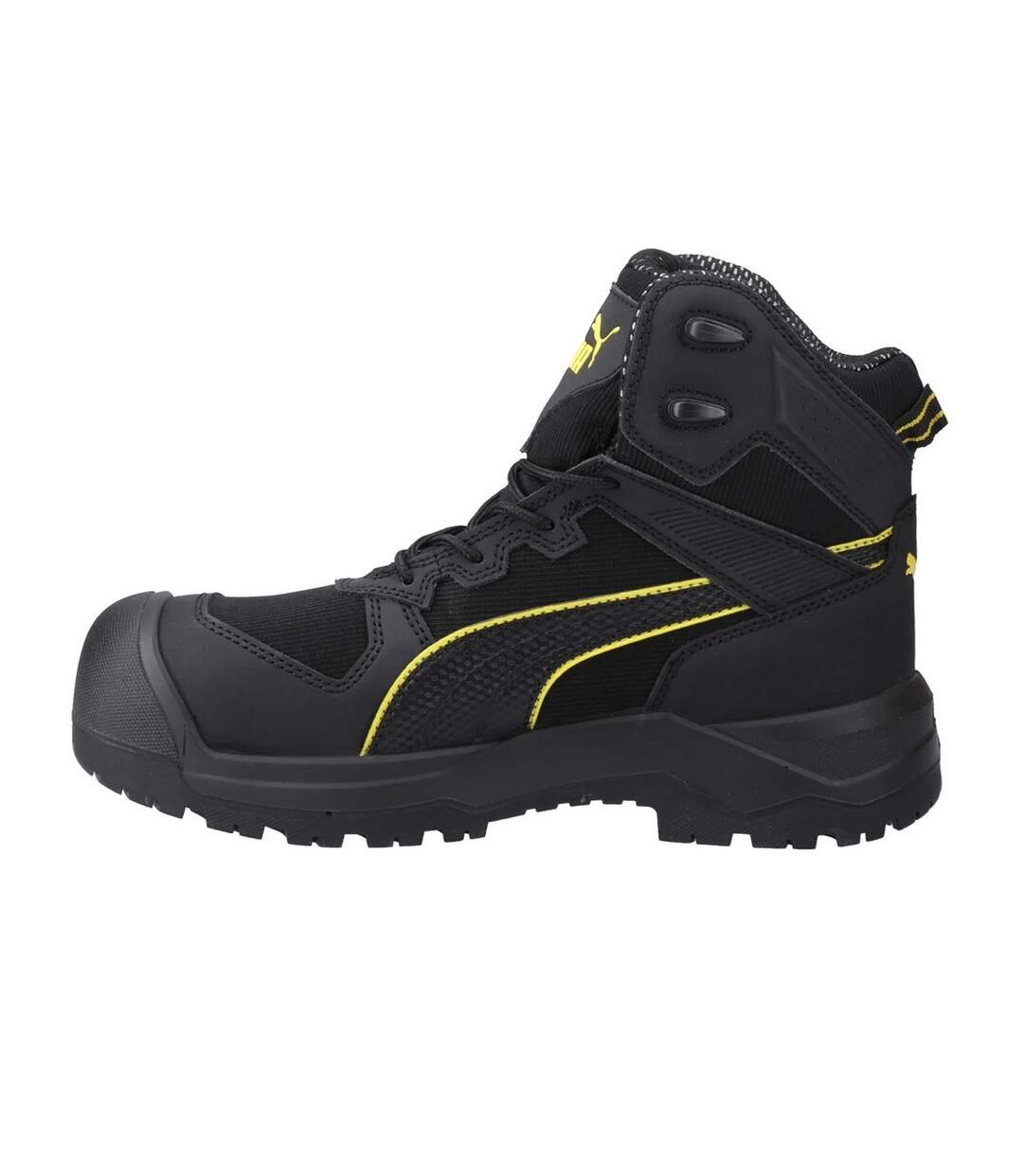 Bottines De Marche Rock Homme Noir Jaune Puma Safety-3