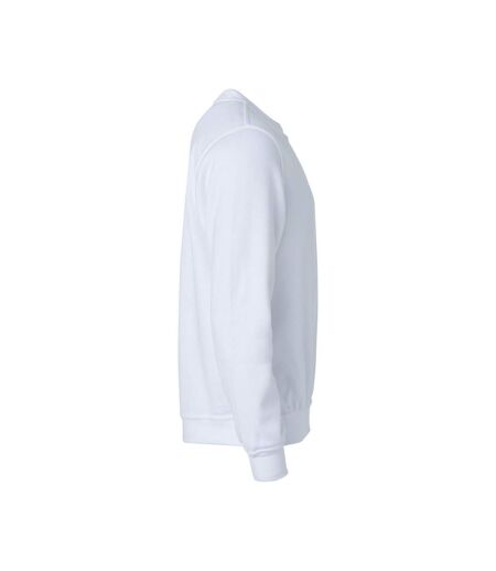 Sweat basic adulte blanc Clique