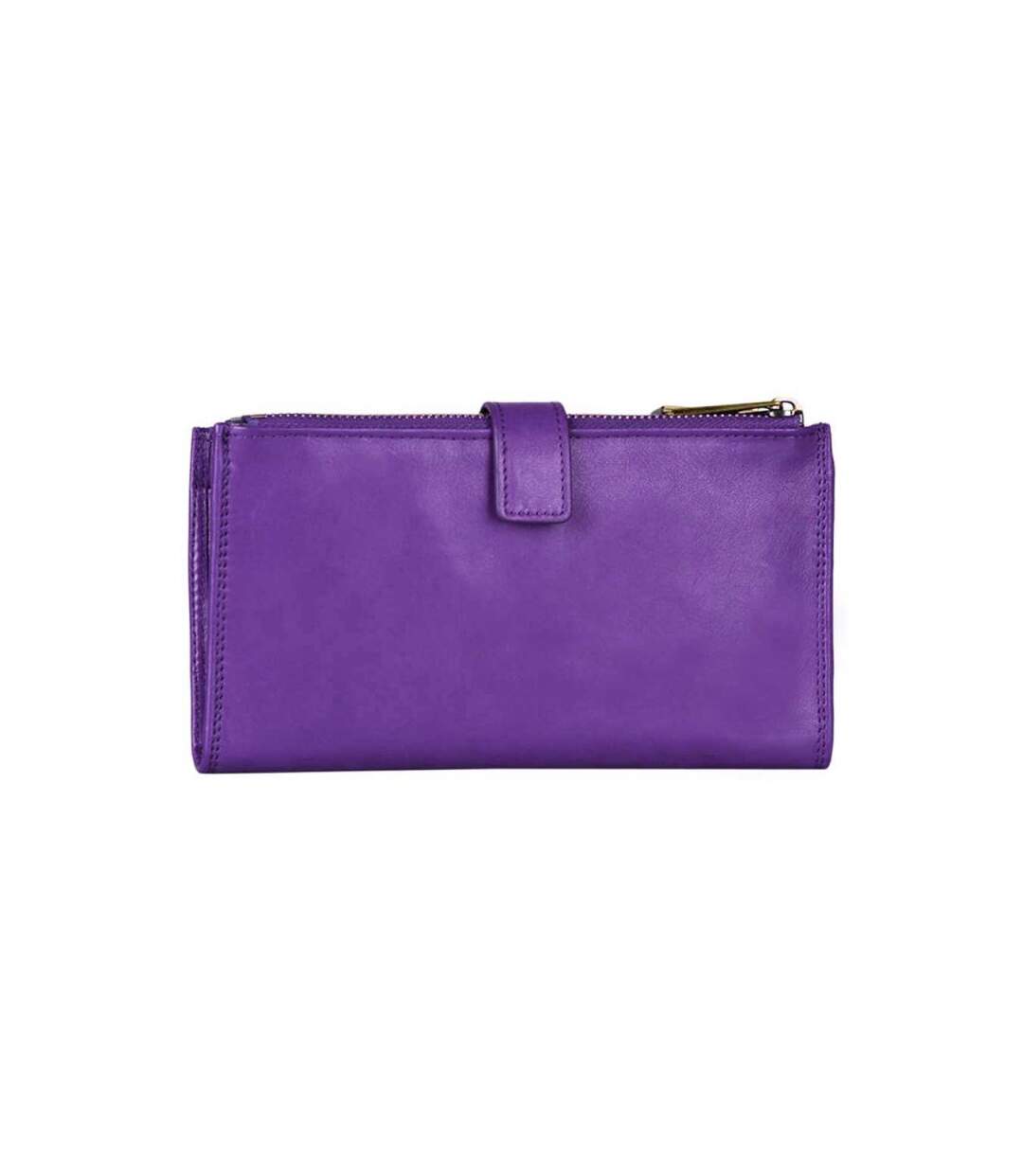 Katana - Portefeuille femme medium en cuir - violet - 8757-2