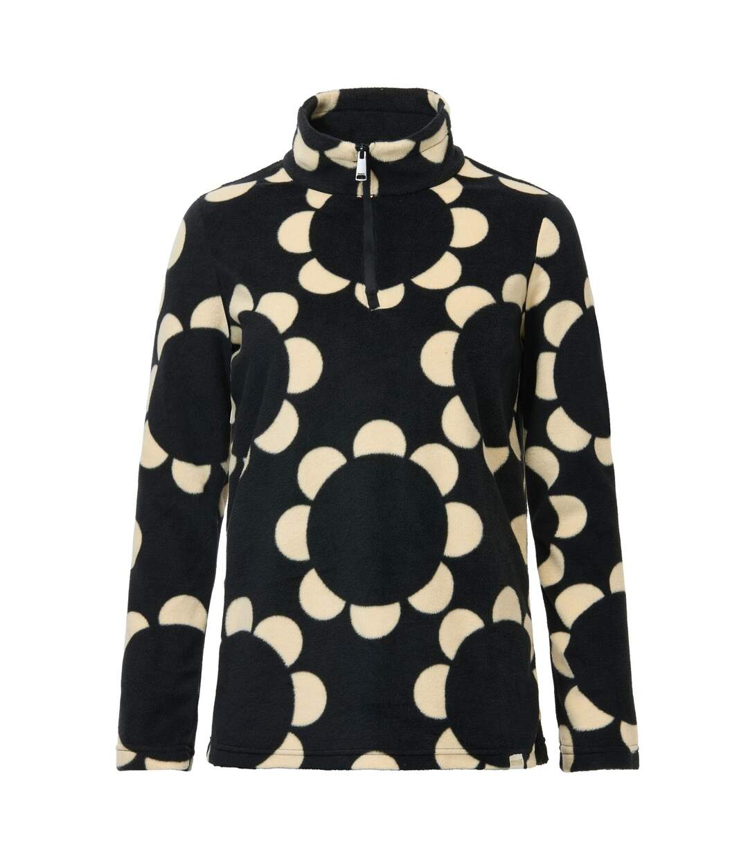 Polar À Demi-zip Orla Kiely Daisy Hoop Pour Femme Noir Regatta-2