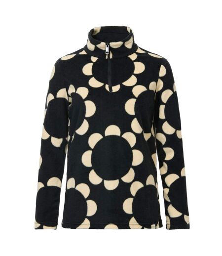 Polar À Demi-zip Orla Kiely Daisy Hoop Pour Femme Noir Regatta
