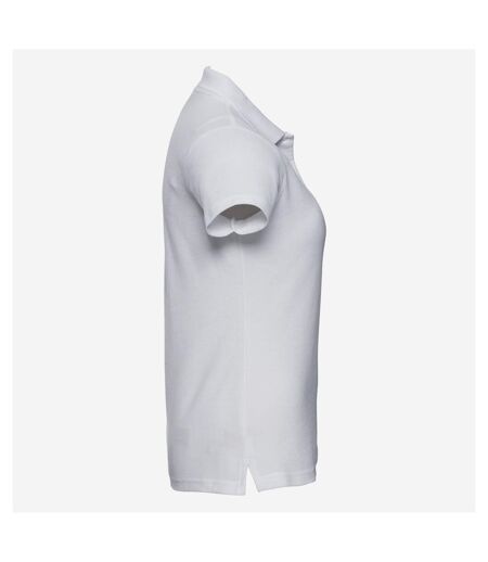 Russell - Polo 100% coton à manches courtes - Femme (Blanc) - UTRW3279
