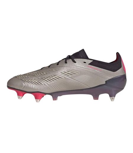 Chaussures De Foot Pour Terrain Souple Predator Adulte Argenté Noir Adidas