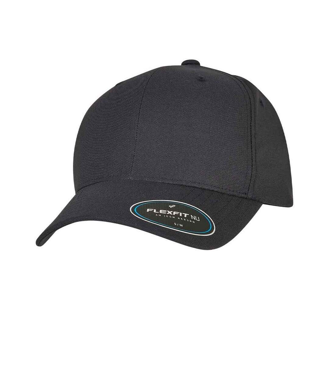 Casquette de baseball nu bleu marine foncé Flexfit-1