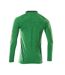 Polo Manches Longues Motif/style Tacheté Accelerate Homme Vert Gazon Vert Mascot-2