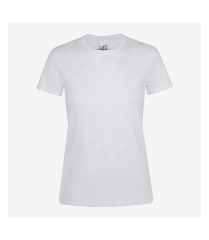 SOLS Womens/Ladies Regent Short Sleeve T-Shirt (White) - UTPC3774