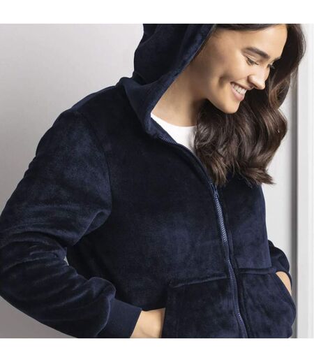 Heat Holders - Femme Couverture à Capuche Grand Taille Polaire Zippée