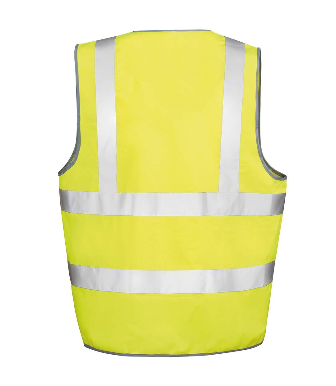 Mens hi-vis vest fluorescent yellow SAFE-GUARD by Result-2