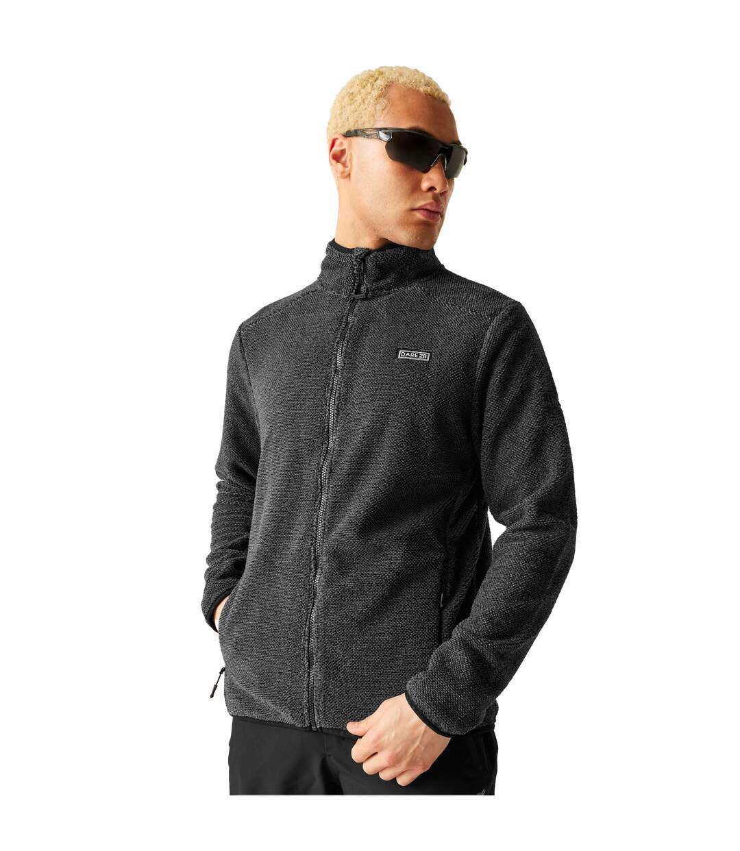 Mens Switch Out Fleece Jacket Black Regatta-4