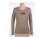 Tee-shirt MAYFLOWER NAPOLI2 beige à sérigraphie poule : confort naturel et style champêtre-3