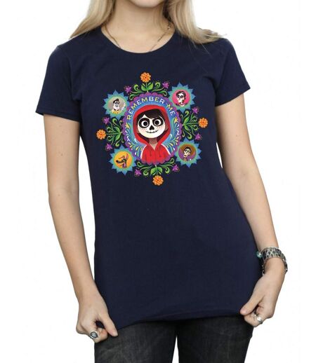 Disney - T-shirt COCO REMEMBER ME - Femme (Bleu marine) - UTBI14267