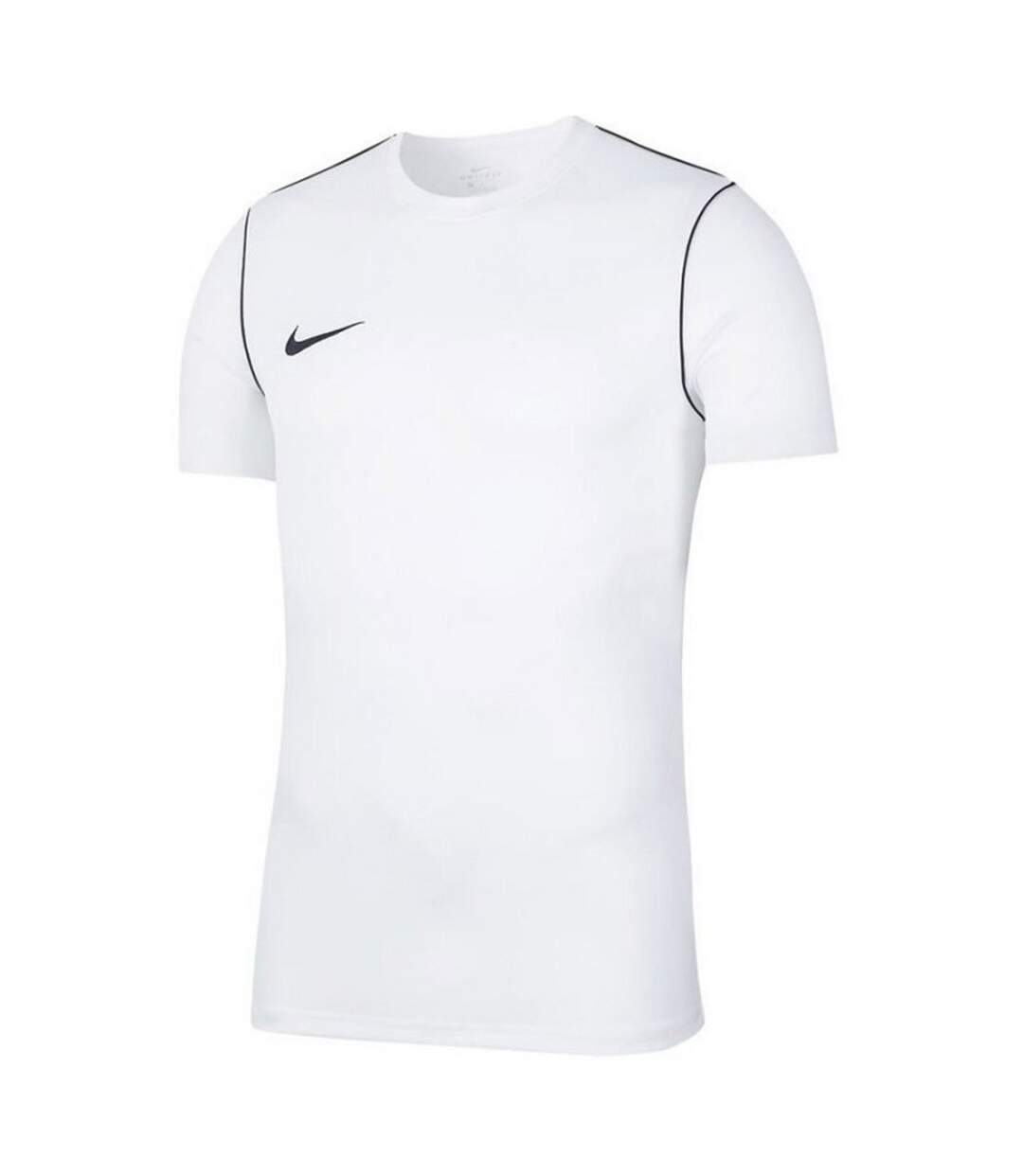 Maillot Manches Courtes Dry Park Homme Blanc Nike-1