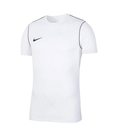 Maillot Manches Courtes Dry Park Homme Blanc Nike