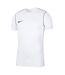 Maillot Manches Courtes Dry Park Homme Blanc Nike-1