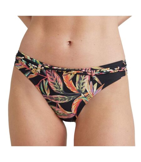Bas de maillot de bain noir/orange femme o'neill cruz