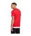 T-shirt Style Logo Brodé Essentials Linear Homme Rouge Adidas-3