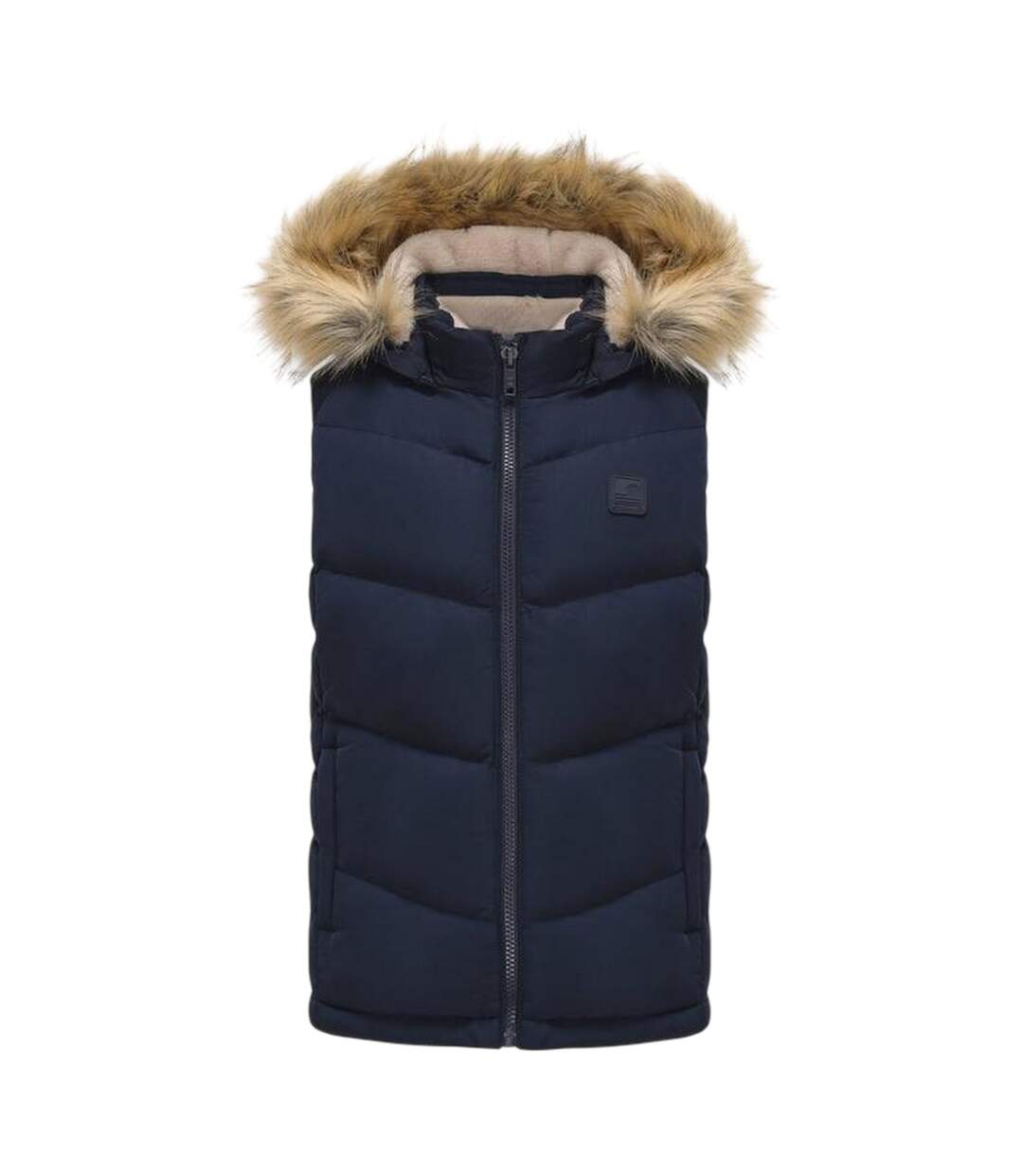 Veste Sans Manches Femme Bleu Marine SoulCal-1