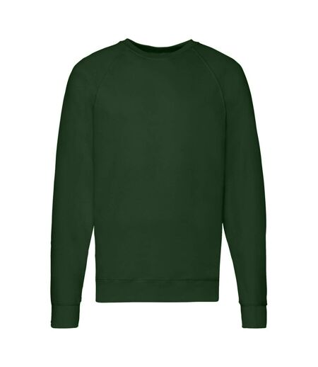 Sweatshirt léger homme vert bouteille Fruit of the Loom