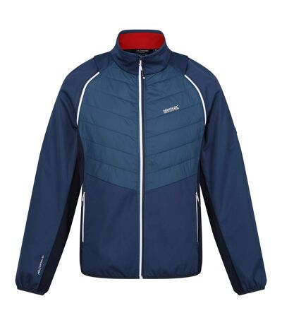 Regatta - Veste hybride STEREN - Homme (Denim sombre / Bleu marine / Rouge danger) - UTRG10503