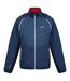 Regatta - Veste hybride STEREN - Homme (Denim sombre / Bleu marine / Rouge danger) - UTRG10503