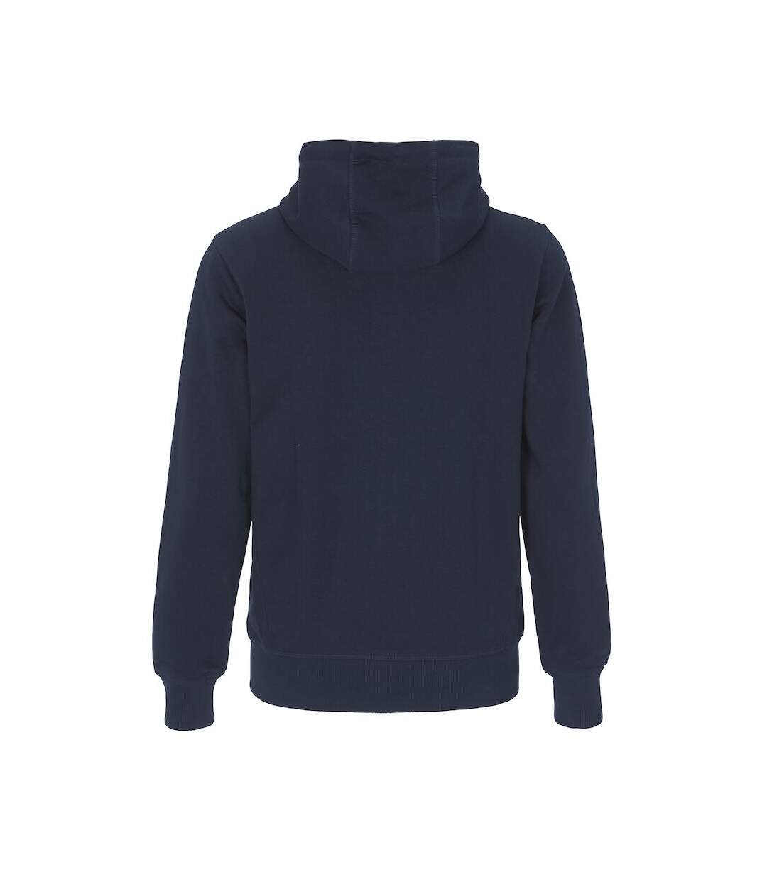 Mens French Terry Full Zip Hoodie Navy Cottover-2