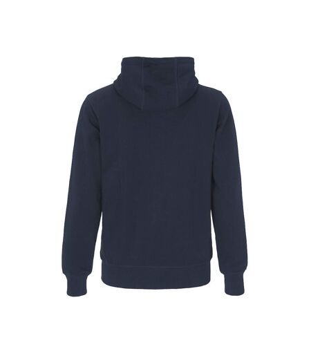 Mens French Terry Full Zip Hoodie Navy Cottover