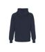 Mens French Terry Full Zip Hoodie Navy Cottover-2