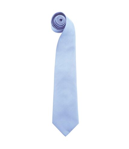 Premier Mens Fashion Colors Work Clip On Tie (Pack of 2) (Mid Blue) (One Size)